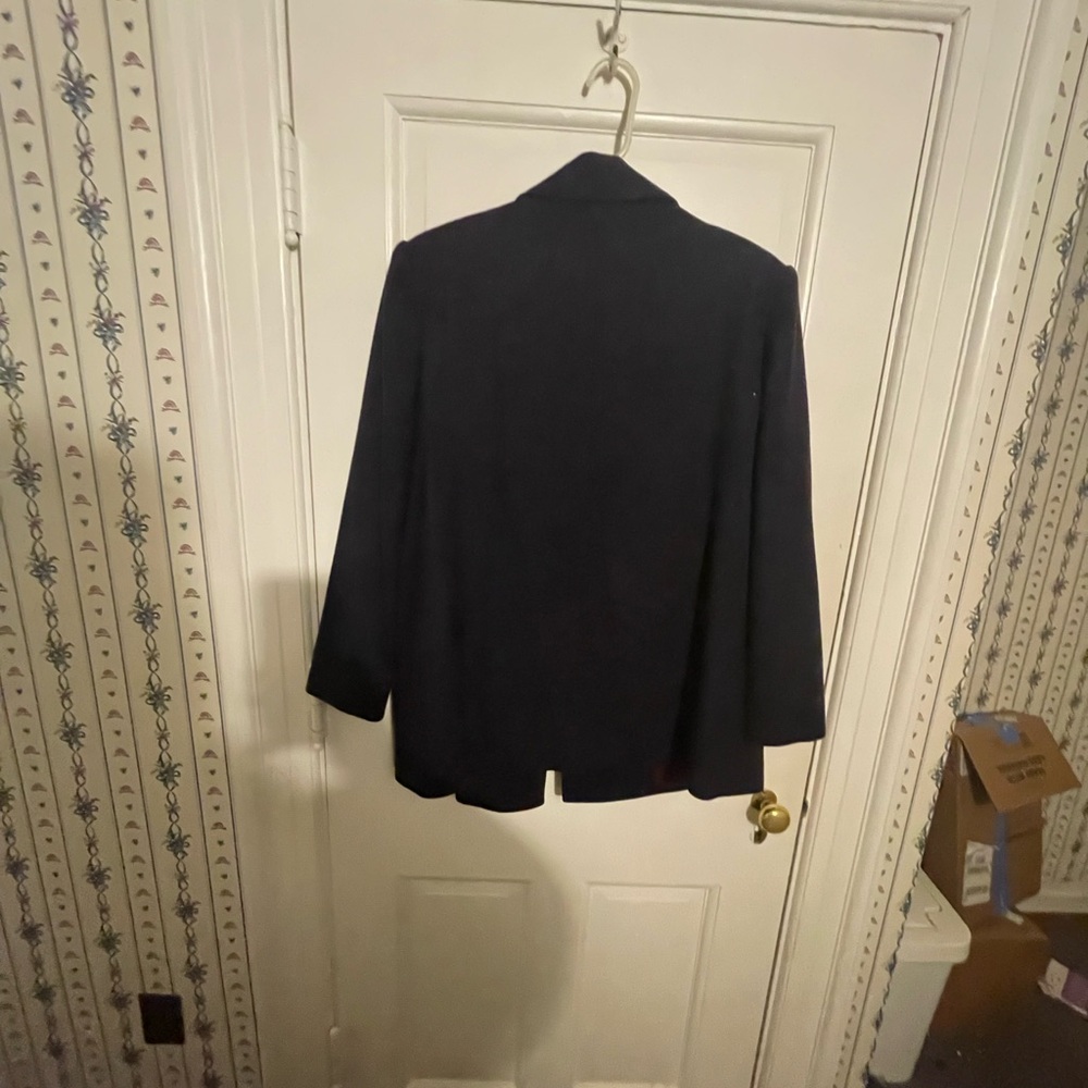 Vintage navy blue wool blazer 16 - Picture 5 of 5